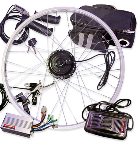 Набор для самостоятельного конструирования велосипеда с мотором