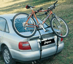 Велокрепление за бампер и крышку багажника