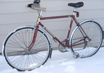 Велоиспед зимой