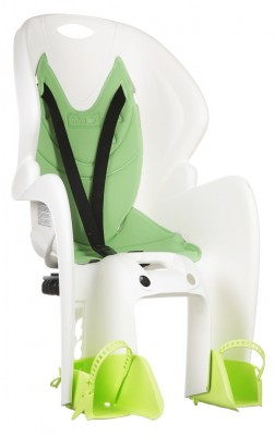 Сиденье детское на багажник AMICO 'NFUN бело-зеленое до 22кг.