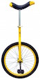 Уницикл 20" (одноколесный велосипед) желтый FUN