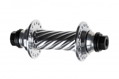 Втулка BMX 03-200020 TSB Cutter перед. 36отв.Полая алюминиевая ось, 10 стальные болты. 218гр.серебро TSB NEW